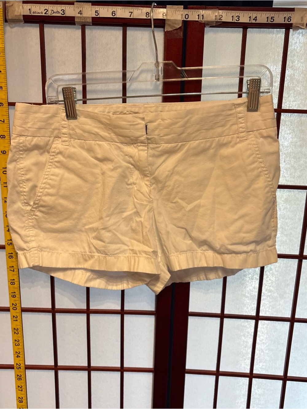 J. Crew Cream Casual Cotton Shorts